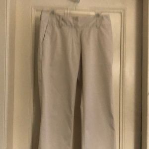 Adidas, khaki, climalite, size 6 pants/chino. New w/o tags. Very lite and airy.